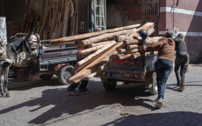 De souks van Marrakesh
